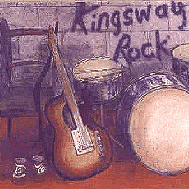 Painting of Kingsway Rock band